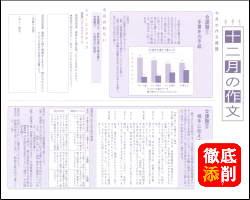 日本作文協会の発想力を磨く豊富な課題